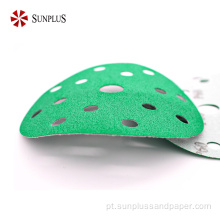 Automotive P80 Green Film Lixing Round Pads